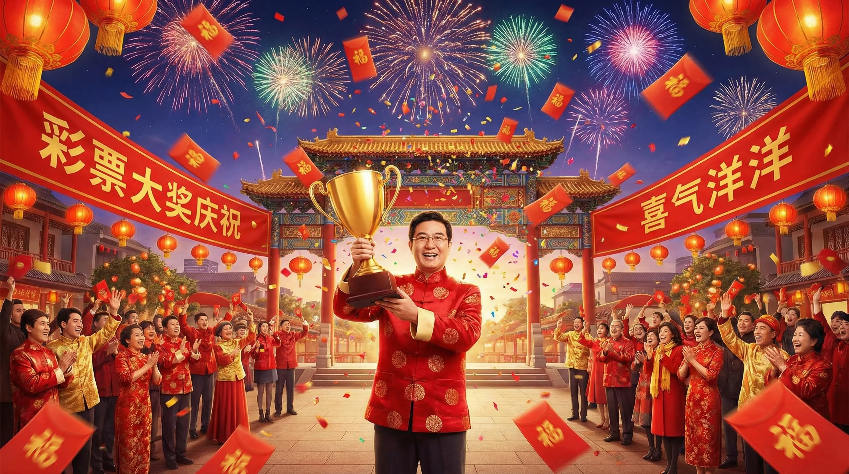 大发快三中奖喜报庆祝画面